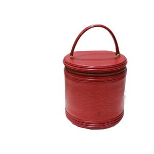 Louis Vuitton Cannes Epi Leather Red Handbag